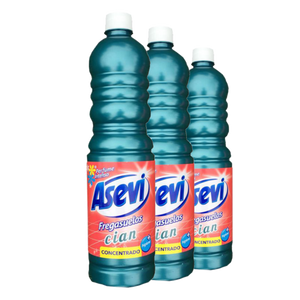 Asevi Cian Blue Floor Cleaner Concentrated - 1L