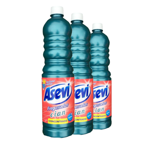 Asevi Cian Blue Floor Cleaner Concentrated - 1L